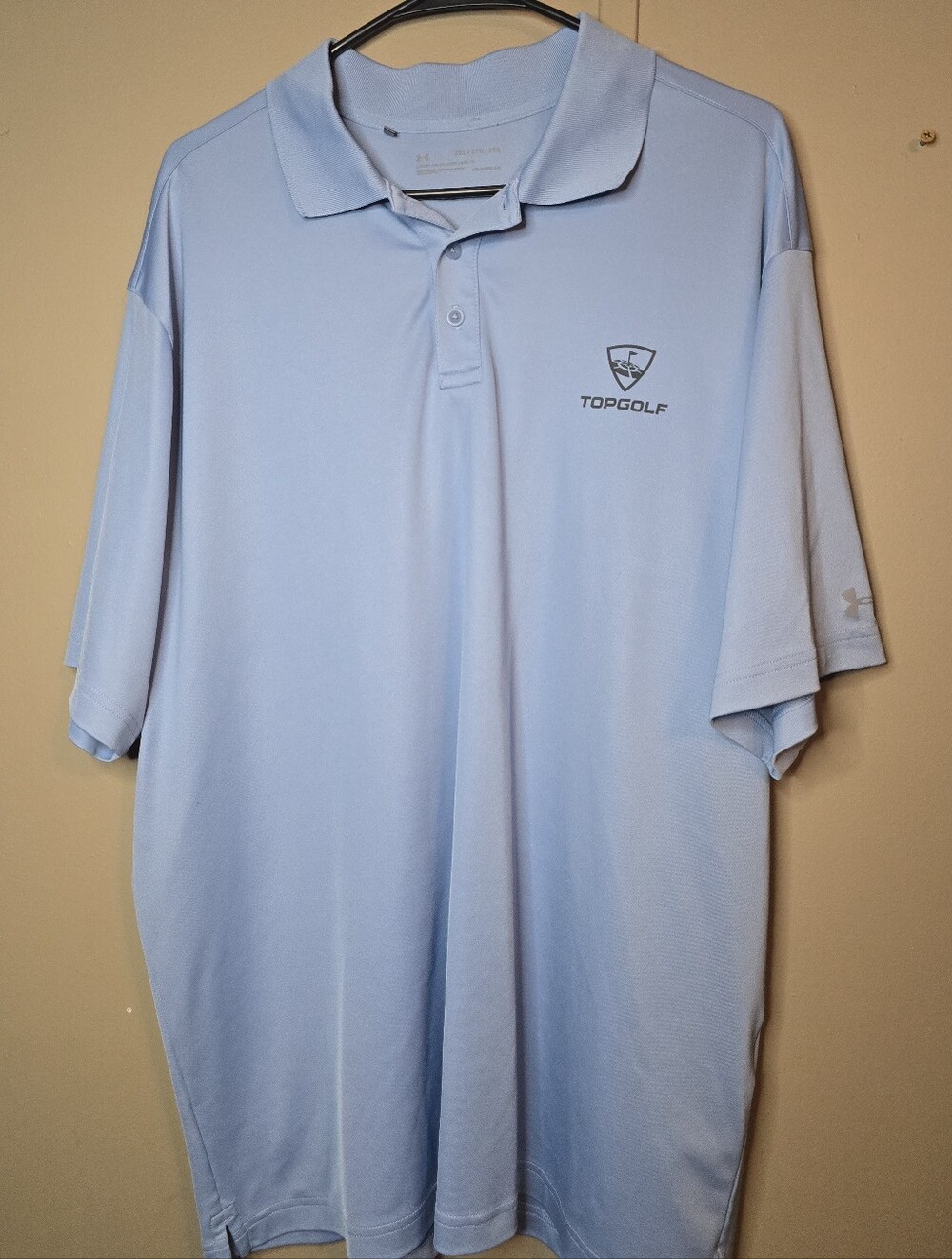 Under Armour Light Blue Men's Topgolf Performance Polo